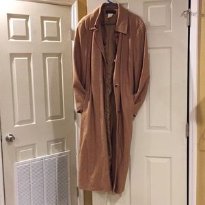 Jacket woman long trench